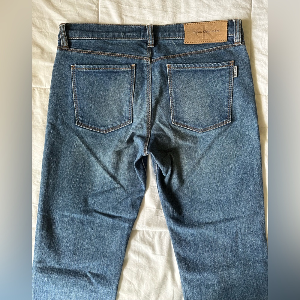 Calvin Klein low rise bootcut jeans